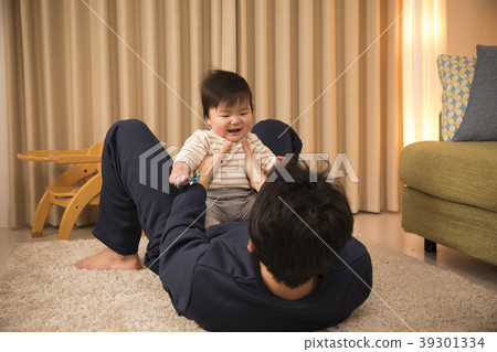 Daddy and baby Daddy and baby 39301334