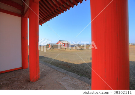Country-designated historical site Castle wheel fence mark (after Knowasu) 39302111