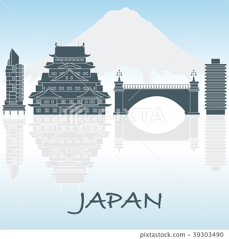 Japanese architecture Mount Fuji. Japanese architecture Mount Fuji. 39303490