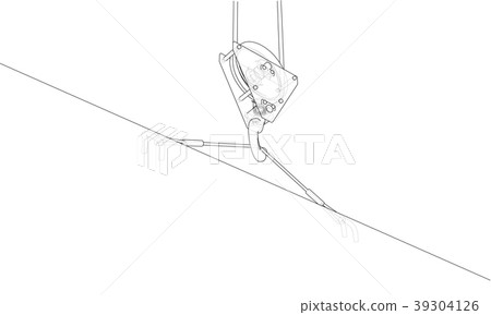 Crane hook with plate 39304126