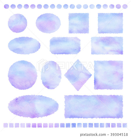 Watercolor Style Material Set (Murasaki-Plain) Watercolor Style Material Set (Murasaki-Plain) 39304518