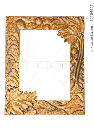 Old photo frame isolated on white background Old photo frame isolated on white background 39304695