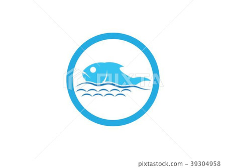 Fish logo template 39304958