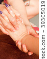reflexology Hand massage, spa hand treatment 39305019