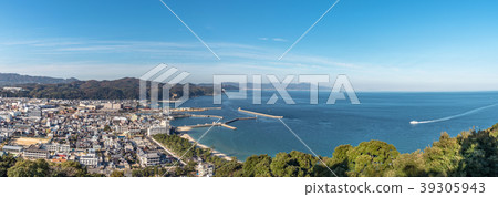 Ohama and Kushimoto city area seen from Kushimoto Castle 39305943