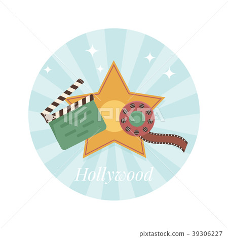Welcome to Hollywood poster. Film making objects 39306227