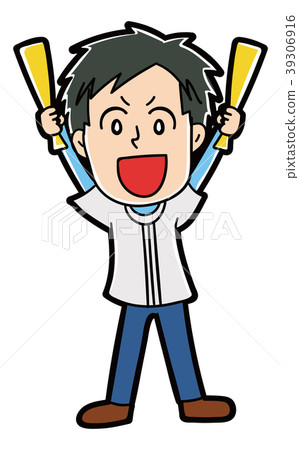 支持棒球的人的例證材料 支持棒球的人的例證材料 39306916