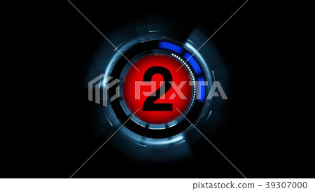 Countdown leader graphic number 2 Countdown leader graphic number 2 39307000