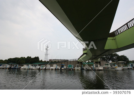 Bridge over Iwase Canal in Toyama Prefecture 39307076