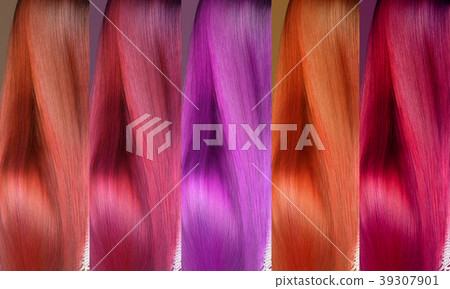 Hair collection Colors Set. Tints Hair collection Colors Set. Tints 39307901