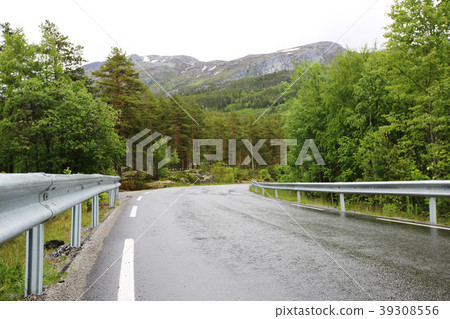Road at rainy weather Road at rainy weather 39308556