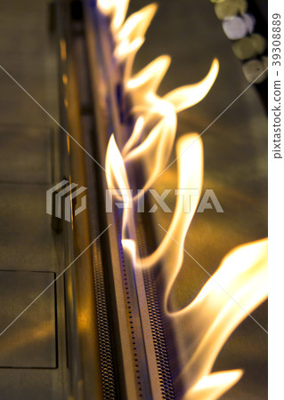 Modern bio fireplot fireplace on ethanol gas. 39308889