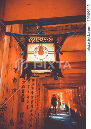 Lantern, Fushimi Inari Taisha shrine, Kyoto, Japan Lantern, Fushimi Inari Taisha shrine, Kyoto, Japan 39309645