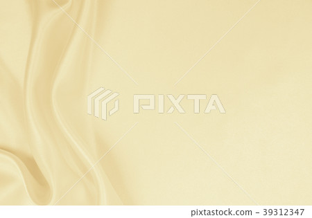 Smooth elegant golden silk or satin luxury cloth Smooth elegant golden silk or satin luxury cloth 39312347