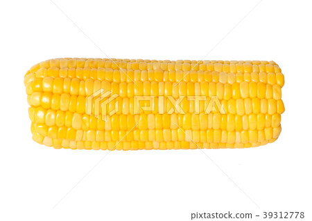 Bright yellow sweet corn closeup Bright yellow sweet corn closeup 39312778