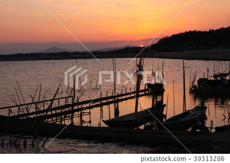 Evening landscape of Hakusuma Evening landscape of Hakusuma 39313286