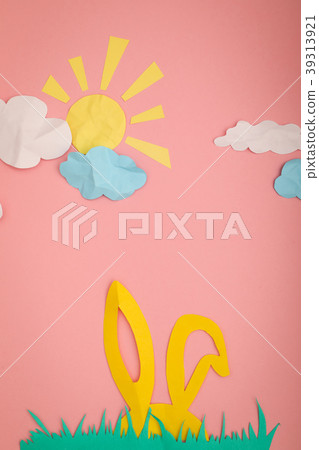 Happy easter card. Happy easter card. 39313921