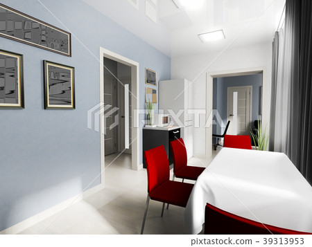 modern interior of living room 39313953