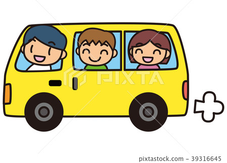 Courtesy bus - Stock Illustration [39316645] - PIXTA