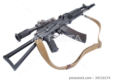 modern assault rifle ak105 with optical sight modern assault rifle ak105 with optical sight 39318174