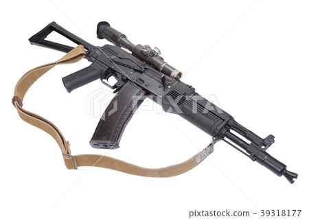 modern assault rifle ak105 with optical sight modern assault rifle ak105 with optical sight 39318177