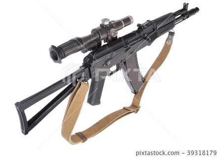 modern assault rifle ak105 with optical sight modern assault rifle ak105 with optical sight 39318179