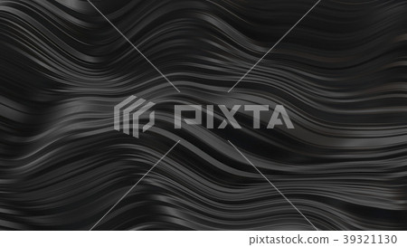 Abstract black rubber waves Abstract black rubber waves 39321130