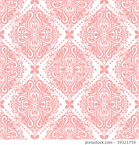 Pink onamental seamless pattern - Stock Illustration [39321759] - PIXTA