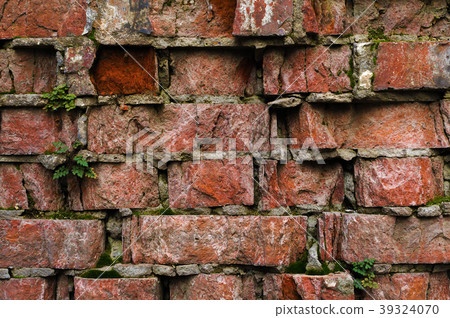 Grunge background Old brick wall weathered and Grunge background Old brick wall weathered and 39324070