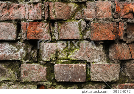 Grunge background Old brick wall weathered and Grunge background Old brick wall weathered and 39324072