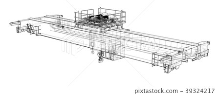 Overhead crane sketch 39324217
