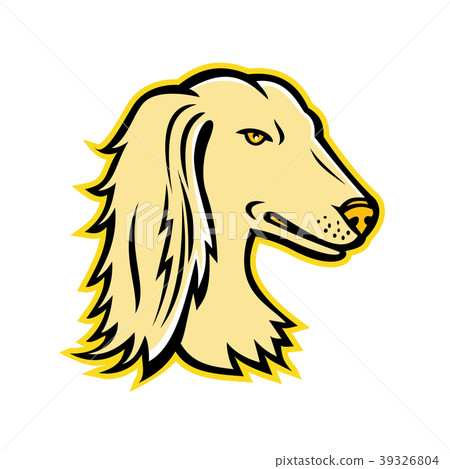 Saluki or Persian Greyhound Mascot 39326804