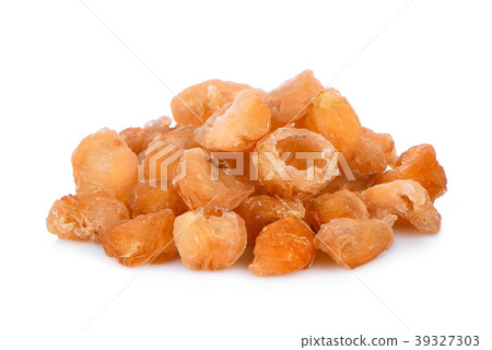dried longan isolated on white background dried longan isolated on white background 39327303