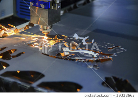 The CNC fiber laser cutting machine  39328662