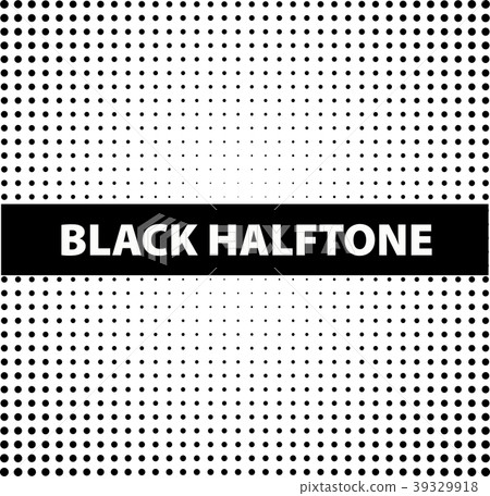 Background template with black halftone 39329918
