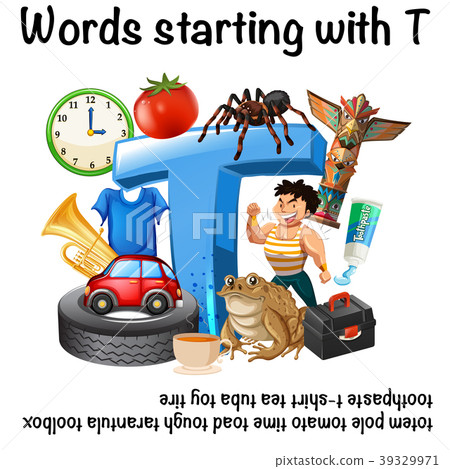 Poster design for words starting with T 39329971