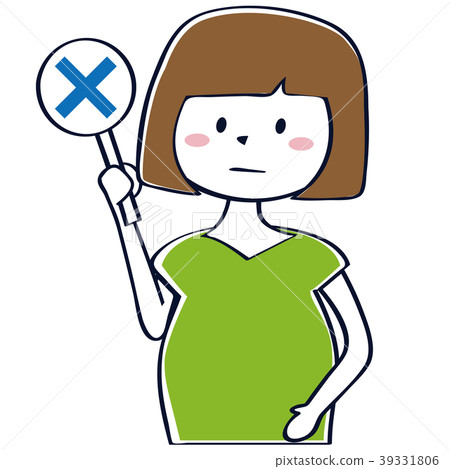 逗人喜愛的孕婦上身×標誌 39331806