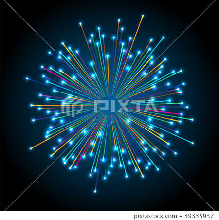 Lights exploded. Vector illustration. 39335937