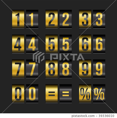 Scoreboard numbers. Scoreboard numbers. 39336010