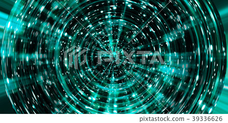 Bright and detailed technology particles and ray texture background (high resolution 3D CG rendering ∕ coloring illustration) 39336626