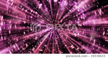 Bright and detailed technology particles and ray texture background (high resolution 3D CG rendering ∕ coloring illustration) 39336633
