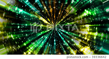 Bright and detailed technology particles and ray texture background (high resolution 3D CG rendering ∕ coloring illustration) 39336642