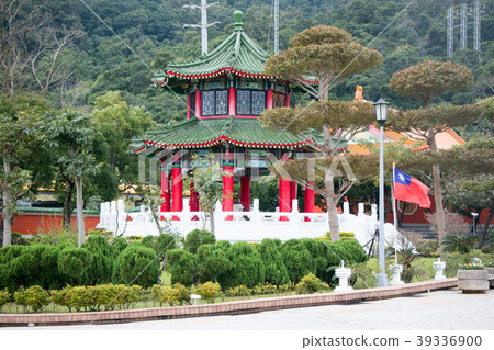 Bell tower in the left corner of the temple gate on the left side of the temple 39336900