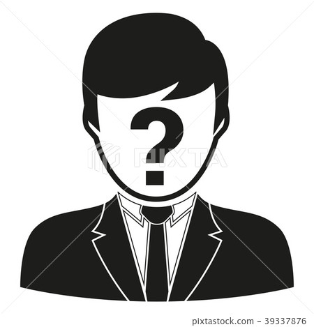 Icon vector politicians question mark 39337876