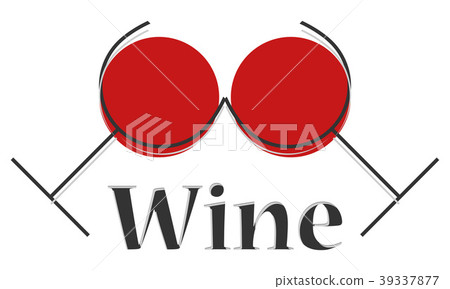 Illustration two glas wine 39337877