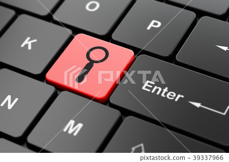 Web development concept: Search on computer 39337966