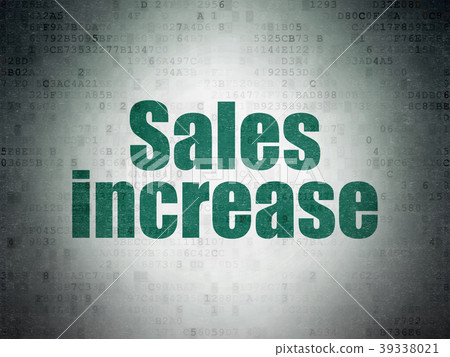 Advertising concept: Sales Increase on Digital 39338021