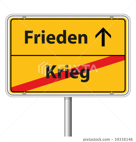 Illustration Vector Graphic Road Sign Peace Illustration Vector Graphic Road Sign Peace 39338146