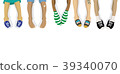 Vector illustration of hanging the feet  39340070