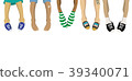 Vector illustration of hanging the feet  39340071